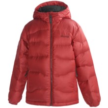 Marmot Ama Dablam Down Jacket - 650 Fill Power (For Boys) in Team Red/Black - Closeouts
