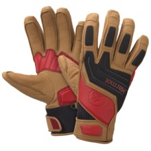 Marmot Armageddon Undercuff Gloves - Waterproof, Insulated (For Men) in Tan/Team Red - Closeouts