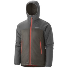 Marmot Baffin Hooded Jacket - Insulated (For Men) in Gargoyle/Slate Grey - Closeouts