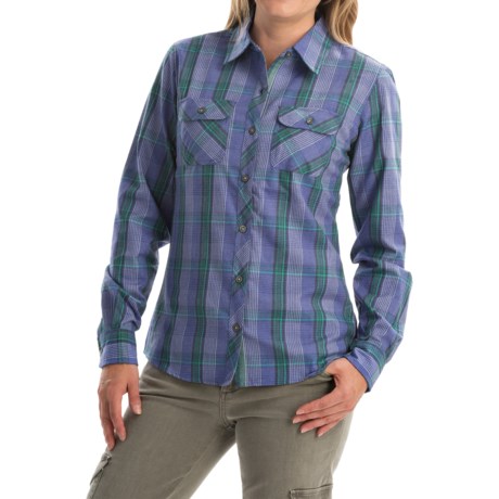 Marmot Bridget Twill Flannel Shirt UPF 50+, Long Sleeve (For Women)