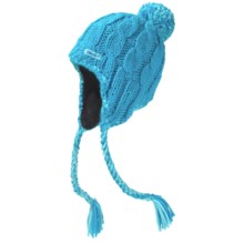 Marmot Donuh Fleece Hat - Fully Lined, Ear Flaps (For Women) in Blue Sea/Light Sea - Closeouts