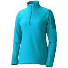 Marmot Flashpoint Pullover - Polartec® Classic 100 Microfleece, Zip Neck, Long Sleeve (For Women) in Blue Sea - Closeouts