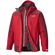 Marmot Gorge Component Jacket - Waterproof, 3-in-1 (For Men) in Team Red/Brick - Closeouts