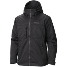 Marmot Hard Charger MemBrain® Jacket - Waterproof (For Men) in Black - Closeouts