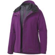 Marmot Intervale Component Jacket - Waterproof, 3-in-1 (For Women) in Grape Juice - Closeouts