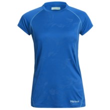 Marmot Jennifer Shirt - UPF 50, Short Sleeve (For Women) in Cobalt Blue Air - Closeouts