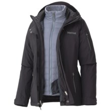 Marmot Julia Component Jacket - Waterproof, Insulated, 3-in-1 (For Women) in Black - Closeouts