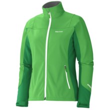 Marmot Leadville Jacket - Windstopper®, Soft Shell (For Women) in Bight Grass/Dark Fern - Closeouts