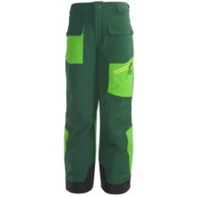 Marmot Mantra Snow Pants - Insulated (For Boys) in Deep Forest/Bright Grass - Closeouts