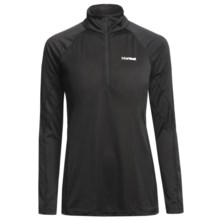 Marmot Polartec® PowerDry® Base Layer Top - Lightweight, Zip Neck, Long Sleeve (For Women) in Black - Closeouts