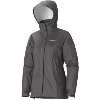 Marmot PreCip® Jacket - Waterproof (For Women) in Dark Granite