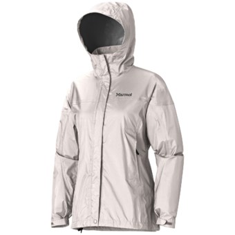 Marmot PreCip® Jacket - Waterproof (For Women) in Whitestone