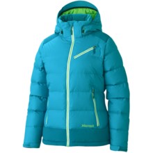 Marmot Sling Shot Down Jacket - 650 Fill Power (For Women) in Blue Sea/Mosaic Blue - Closeouts