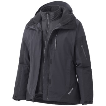 Marmot Tamarack Component Jacket - Waterproof, Insulated, 3-in-1 (For Women) in Black