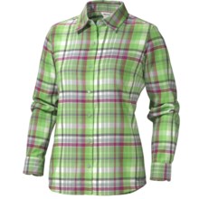 Marmot Thalia Flannel Shirt - UPF 50, Long Sleeve (For Women) in Rain Forest - Closeouts