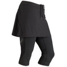 Marmot Trail Breeze Capri Skirt - UPF 30 (For Women) in Black - Closeouts