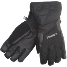 Marmot U-Notch Gloves - Waterproof, Insulated (For Men) in Black - Closeouts
