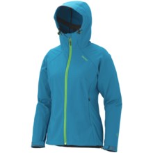 Marmot Up Track Jacket - Soft Shell (For Women) in Blue See - Closeouts
