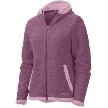 Marmot Wigi Fleece Hoodie Jacket (For Women) in Dark Purple - Closeouts