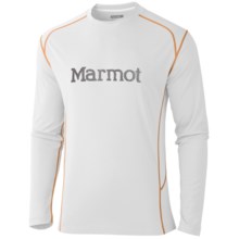 Marmot Windridge Graphic Shirt - UPF 50, Long Sleeve (For Men) in White/Gargoyle - Closeouts