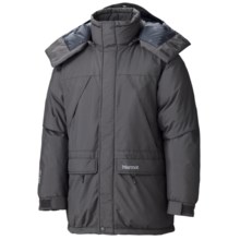 Marmot Yukon Classic Down Parka - Waterproof, 650 Fill Power (For Men) in Dark Granite - Closeouts