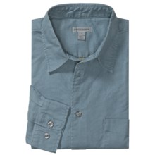 Martin Gordon Cotton Canvas Sport Shirt - Long Sleeve (For Men) in Denim - Closeouts