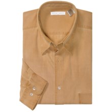Martin Gordon Dobby Sport Shirt - Silk-Cotton, Long Sleeve (For Men) in Mustard - Closeouts