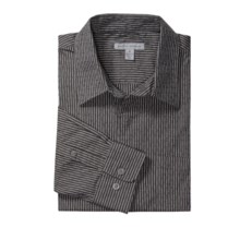 Martin Gordon Fancy Stripe Shirt - Cotton, Long Sleeve (For Men) in Lavender - Closeouts