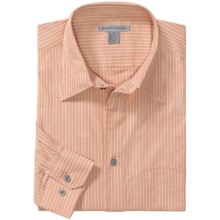 Martin Gordon Fancy Stripe Shirt - Cotton, Long Sleeve (For Men) in Peach - Closeouts