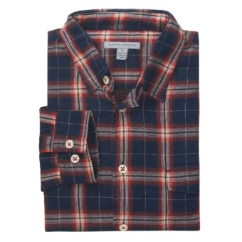 Martin Gordon Flannel Plaid Shirt - Double-Faced Cotton, Long Sleeve (For Men)