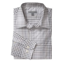 Martin Gordon Gingham Sport Shirt - Ombre Check, Long Sleeve (For Men) in Light Grey - Closeouts