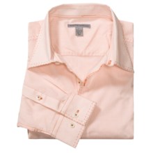 Martin Gordon Hairline Stripe Shirt - Cotton-Rich, Long Sleeve (For Men) in Orange - Closeouts