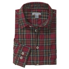 Martin Gordon Heavy Cotton Sport Shirt - Long Sleeve (For Men) in Red Plaid - Closeouts