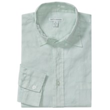 Martin Gordon Linen Shirt - Long Sleeve (For Men) in Blue Bell - Closeouts