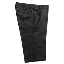 Martin Gordon Linen Shorts (For Men) in Black - Closeouts