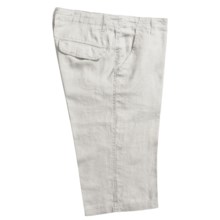 Martin Gordon Linen Shorts (For Men) in White - Closeouts