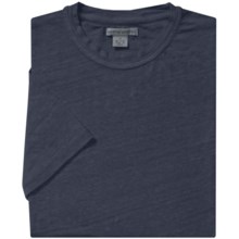 Martin Gordon Linen T-Shirt - Crew Neck, Short Sleeve (For Men) in Blue Steel - Closeouts