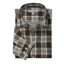 Martin Gordon Plaid Sport Shirt - Cotton, Long Sleeve (For Men) in Brown - Closeouts