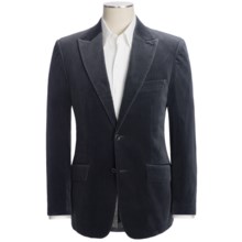 Martin Gordon Velvet Pinstripe Sport Coat (For Men) in Med Grey - Closeouts