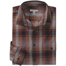 Martin Gordon Vintage Plaid Shirt - Long Sleeve (For Men) in Rust/Brown - Closeouts