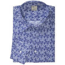 Mason's Linen Sport Shirt - Long Sleeve (For Men) in Navy Floral - Closeouts