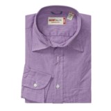 Mason’s Micro-Check Sport Shirt - Long Sleeve (For Men)
