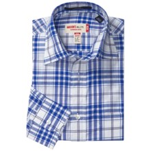 Mason’s Plaid Shirt - Long Sleeve (For Men) in Navy - Closeouts