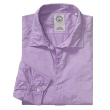 Mason’s Trim Fit Sport Shirt - Lightweight Cotton, Long Sleeve (For Men) in Lilac - Closeouts
