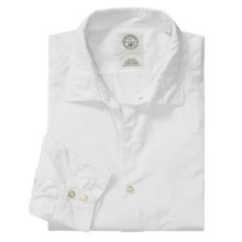 Mason’s Trim Fit Sport Shirt - Lightweight Cotton, Long Sleeve (For Men) in White - Closeouts