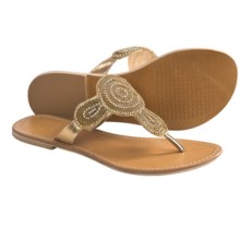 Matisse Mimosa Thong Sandals (For Women) in Gold - Closeouts