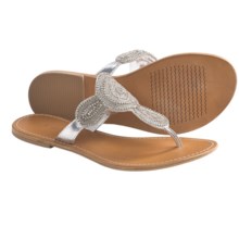 Matisse Mimosa Thong Sandals (For Women) in Silver - Closeouts