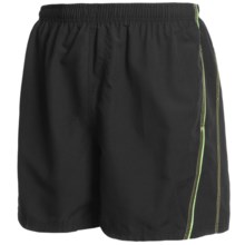 Maui Waves Solid Swim Trunks (For Men) in Black - Closeouts
