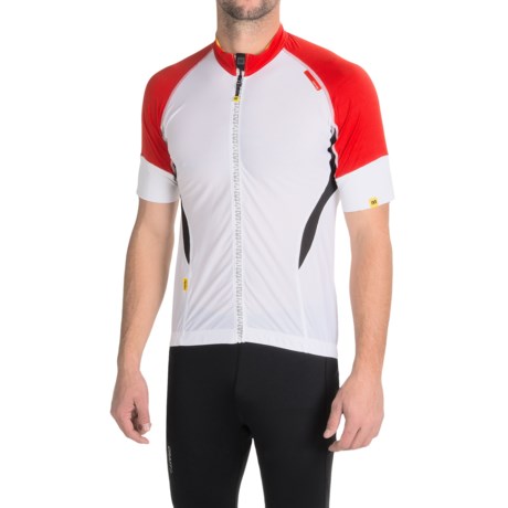 Mavic HC Cycling Jersey Full Zip, Short Sleeve (For Men)