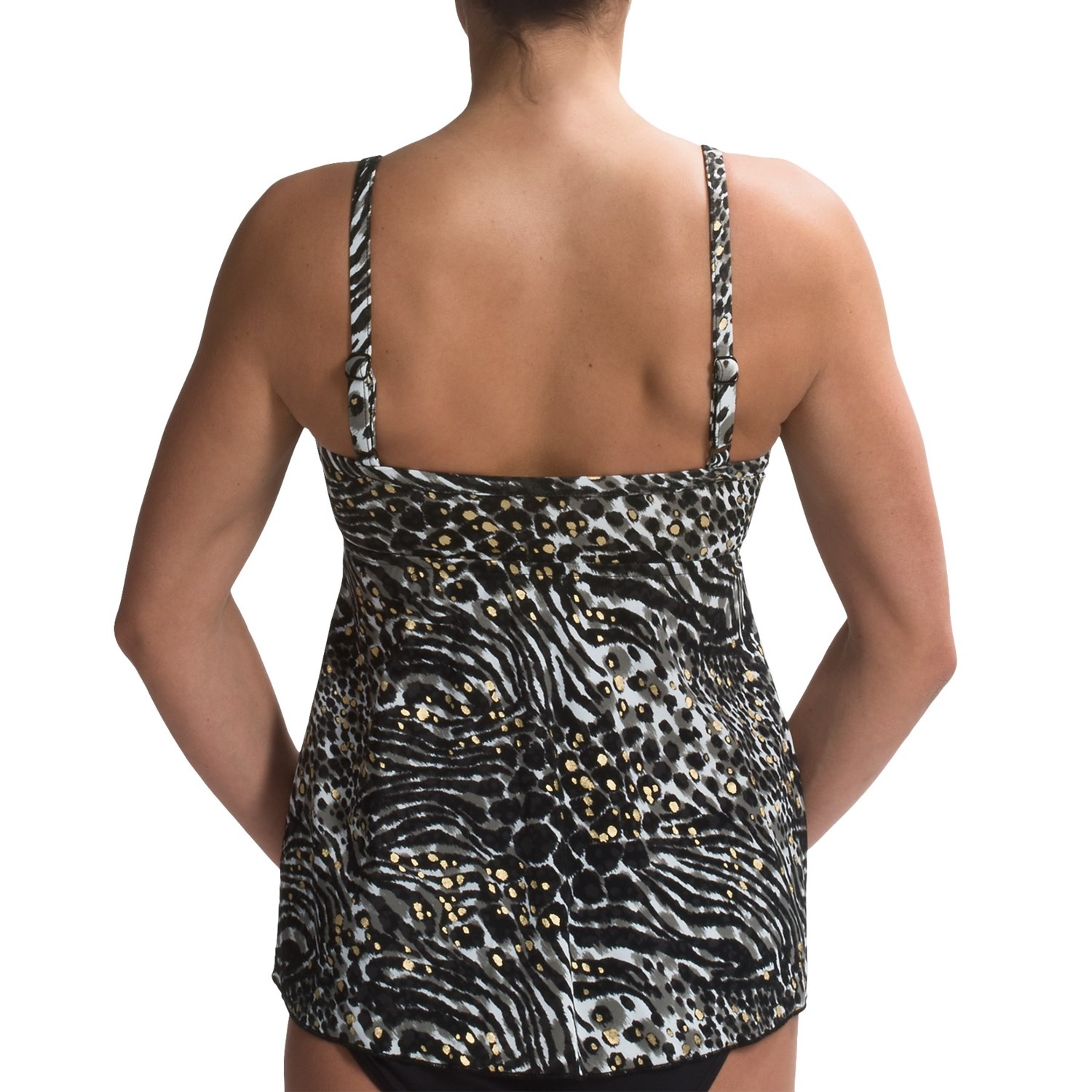 tie front tankini